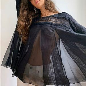 Free People Penny Lane Tunic, Sz Large